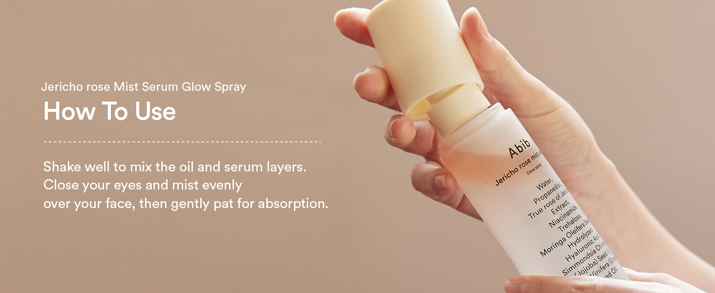 Abib Jericho Rose Mist Serum Glow Spray, 100ml